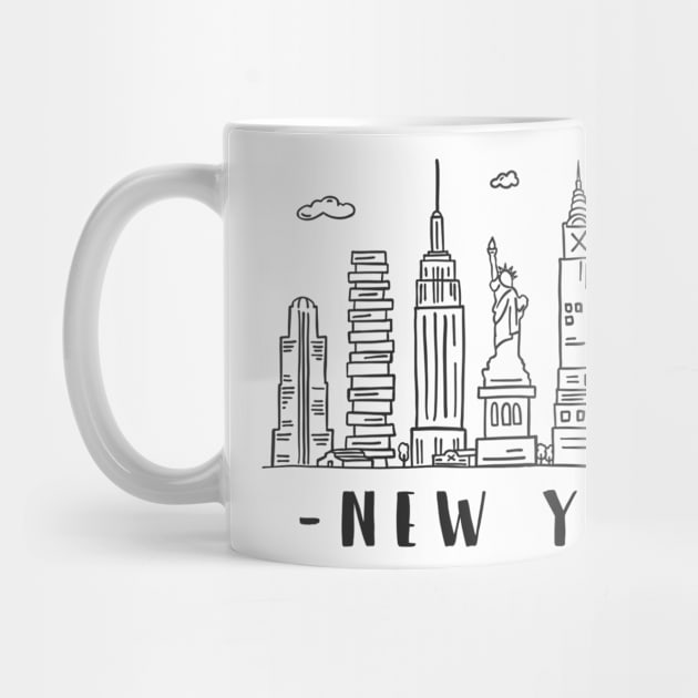 The Skyline of New York by EarlAdrian